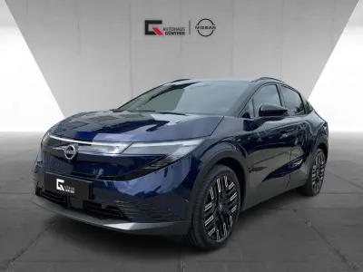 Neu Nissan Leaf Evolve 160 kW (218 PS) 2026 Sukumo blue & black SUV