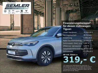 Neu VW Tiguan Life 150 PS (110 kW) 2026 Silber SUV