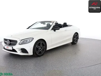 Gebraucht Mercedes C200 AMG 184 PS (135 kW) 2019 Diamantweiss Cabrio