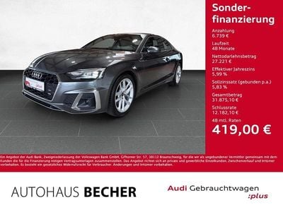 Gebraucht Audi A5 S-Line 204 PS (150 kW) 2022 Daytonagrau perleffekt Coupé