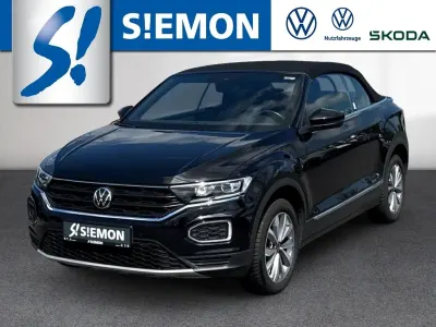 Gebraucht VW T-Roc Cabriolet Style 150 PS (110 kW) 2021 Schwarz Cabrio