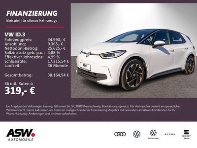 Gletscherweiß metallic Gebraucht 2024 VW ID.3 Pro Kleinwagen | 34.990 € (Teuer)