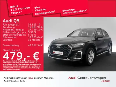 Gebraucht Audi Q5 S-Line 299 PS (219 kW) 2023 Mythosschwarz metallic SUV