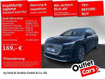 Gebraucht Audi Q4 e-tron S-Line 150 kW (204 PS) 2023 Schwarz SUV