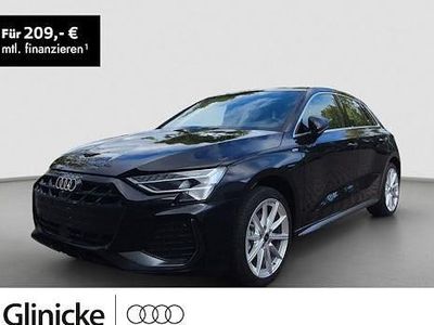 Mythosschwarz metallic Neu 2025 Audi A3 S-Line Limousine | 40.990 €