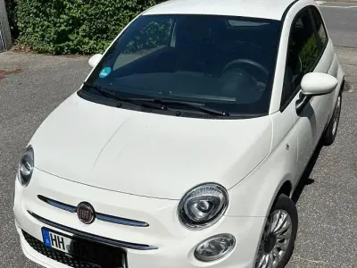 Gebraucht Fiat 500 Lounge 69 PS (50 kW) 2020 Weiß Kleinwagen