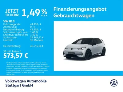 Brugt VW ID.3 GTX 239 kW (326 HK) 2025 Sort Hatchback