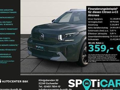 Neu Citroën e-C3 Aircross 83 kW (113 PS) 2026 Grün SUV