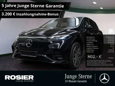 Gebraucht Mercedes EQS580 Premium Plus 400 kW (544 PS) 2024 Obsidianschwarz SUV