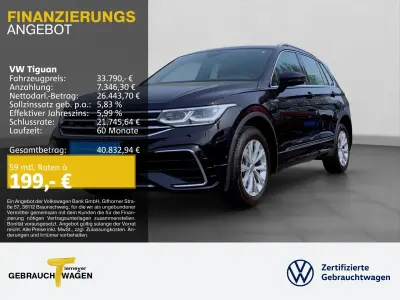 Second-hand VW Tiguan R-line 190 CP (139 kW) 2023 Negru SUV