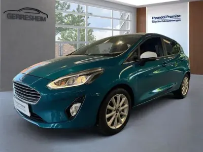 Gebraucht Ford Fiesta Titanium 101 PS (74 kW) 2017 Blau Kleinwagen