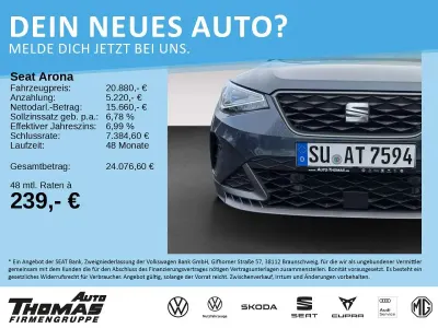 Gebraucht Seat Arona FR 116 PS (85 kW) 2024 Magnetic grau metallic SUV