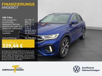 Blau Gebraucht 2025 VW T-Roc R-line SUV | 33.740 € (Fairer Preis)