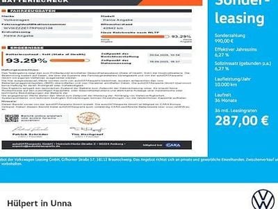 Second-hand VW ID.3 Pro 150 kW (204 CP) 2023 Albastru Hatchback