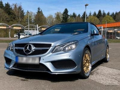 Second-hand Mercedes E220 AMG line 170 CP (125 kW) 2017 Argintiu Cabrio