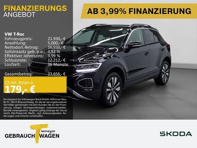 Gebraucht VW T-Roc Move 150 PS (110 kW) 2023 Schwarz SUV