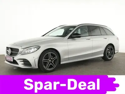 Gebraucht Mercedes C200 AMG line 160 PS (117 kW) 2020 Iridium silber Kombi
