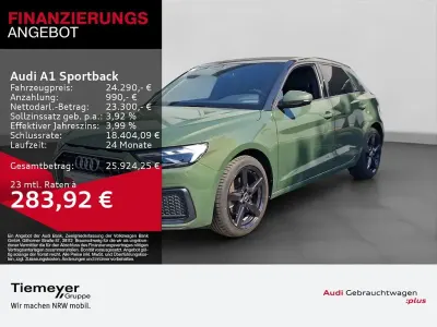Gebraucht Audi A1 Sportback S-Line 116 PS (85 kW) 2025 Grün Kleinwagen