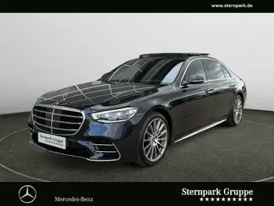Brugt Mercedes S500L AMG 449 HK (330 kW) 2024 Blå Sedan