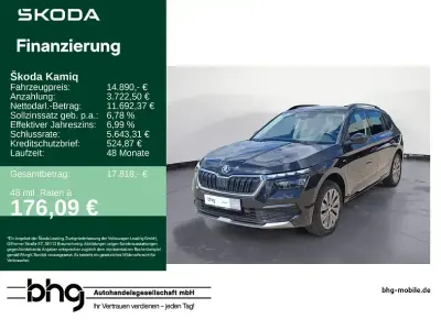 Gebraucht Skoda Kamiq Clever 110 PS (80 kW) 2021 Schwarz SUV