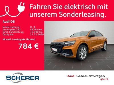 Usata Audi Q8 S-Line 381 CV (280 kW) 2022 Arancione SUV