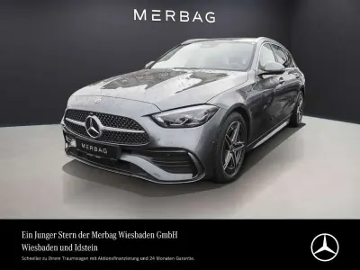 Gebraucht Mercedes C300 AMG line 288 PS (211 kW) 2023 Selenitgrau Kombi