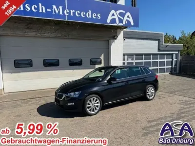 Gebraucht Skoda Scala Ambition 116 PS (85 kW) 2019 Schwarzmagic perleffekt Kleinwagen
