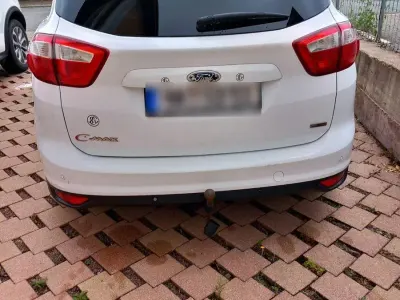 Gebraucht Ford C-MAX Titanium 105 PS (77 kW) 2012 Weiß Van / Kleinbus