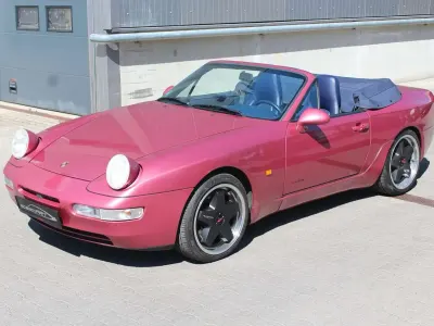Gebraucht Porsche 968 240 PS (176 kW) 1992 Himbeerrotmetallic l83e Cabrio