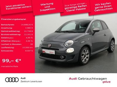 Gebraucht Fiat 500 86 PS (63 kW) 2019 Grau Limousine