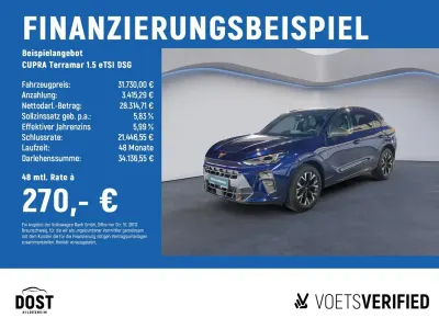 Gebraucht Cupra Terramar 150 PS (110 kW) 2025 Blau SUV