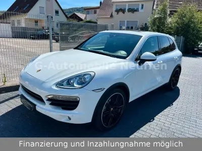 Gebraucht Porsche Cayenne S Diesel 382 PS (280 kW) 2014 Pure white/weiss SUV