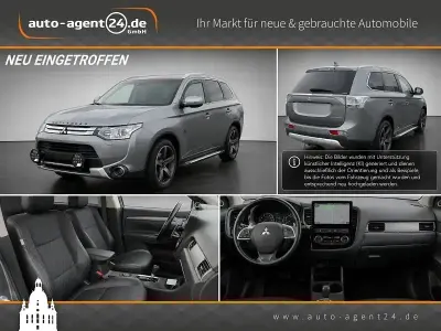 Gebraucht Mitsubishi Outlander Intense 199 PS (146 kW) 2014 Platinum grau metallic SUV