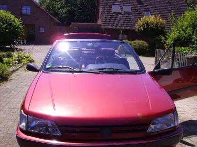 Gebraucht Peugeot 306 Cabriolet 101 PS (74 kW) 1994 Rot Cabrio