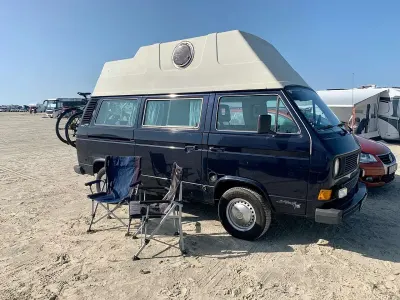 Gebraucht VW T3 86 PS (63 kW) 1985 Blau Van
