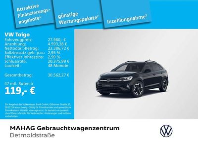 Schwarz Gebraucht 2025 VW Taigo R-line SUV | 27.980 € (Fairer Preis)