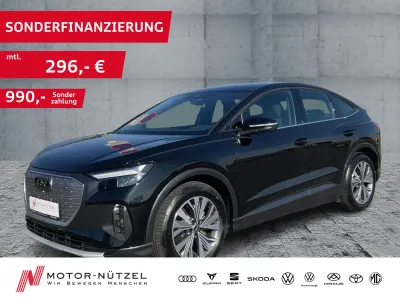 Gebraucht Audi Q4 Sportback e-tron Advanced 125 kW (170 PS) 2023 Schwarz SUV