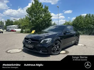 Gebraucht Mercedes C300 AMG 258 PS (189 kW) 2021 Lack obsidianschwarz Kombi