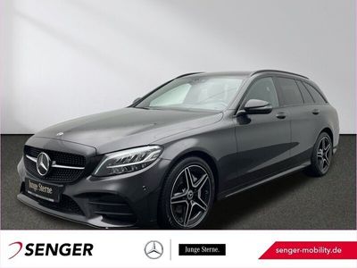 gebraucht Mercedes C220 T d AMG Line Night Rückfahrkamera LED AHK