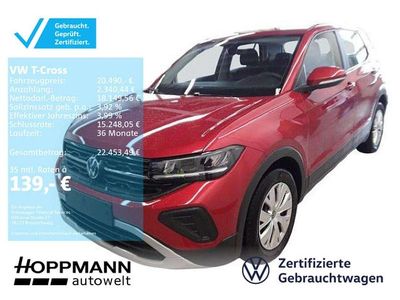 Gebraucht VW T-Cross 95 PS (69 kW) 2025 Rot SUV