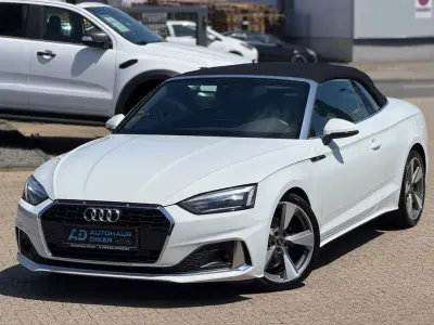 Gebraucht Audi A5 Cabriolet S-Line 163 PS (119 kW) 2022 Weiß Cabrio