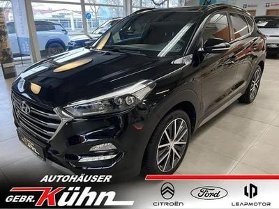 Gebraucht Hyundai Tucson Turbo 177 PS (130 kW) 2018 Phantom black (metallic) SUV