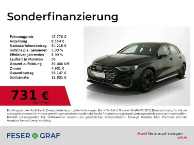 Gebraucht Audi S3 Sport 333 PS (244 kW) 2025 Mythosschwarz metallic Limousine