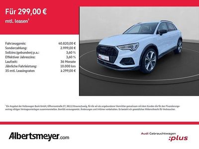 Gletscherweiß metallic Gebraucht 2025 Audi Q3 Advanced Plus SUV | 40.820 € (Fairer Preis)