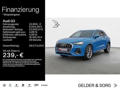 Gebraucht Audi Q3 S-Line 150 PS (110 kW) 2023 Turboblau SUV