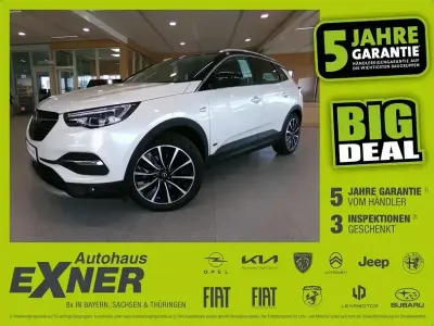 Gebraucht Opel Grandland X Ultimate 224 PS (164 kW) 2021 Perlmutt weiß/dach und spiegel SUV