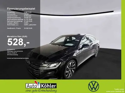 Usata VW Arteon R-line 200 CV (147 kW) 2022 Nero Coupé