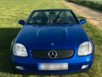 Gebraucht Mercedes SLK230 193 PS (141 kW) 1998 Blau Cabrio