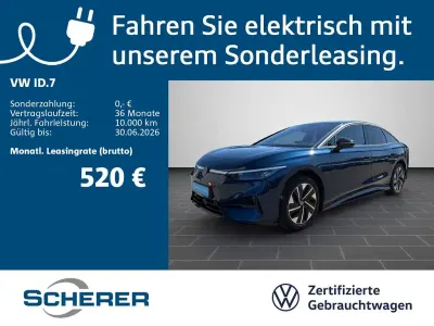 Gebraucht VW ID.7 Pro 210 kW (286 PS) 2025 Blau Limousine