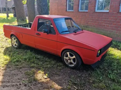 Gebraucht VW Caddy 95 PS (69 kW) 1989 Rot Van / Kleinbus